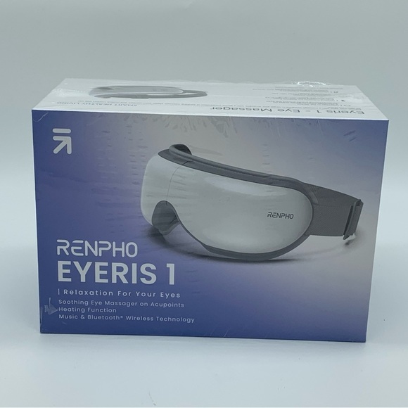 Renpho Eyeris 1V Eye Massager Pink Heated Voice Controlled Bluetooth Music - Picture 2 of 9